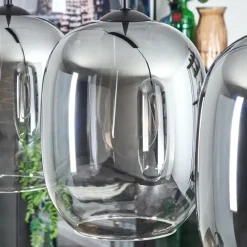 hofstein Apedo Suspension, Suspension Clair, Fumé, 3 lumières