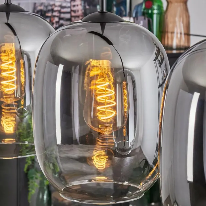 hofstein Apedo Suspension, Suspension Clair, Fumé, 3 lumières