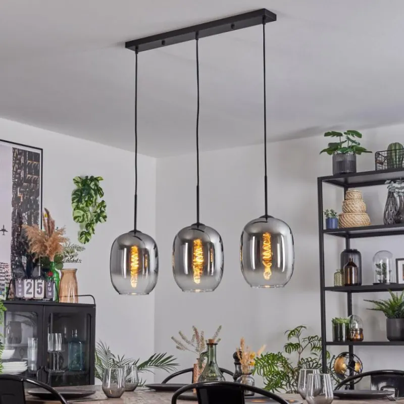 hofstein Apedo Suspension, Suspension Clair, Fumé, 3 lumières