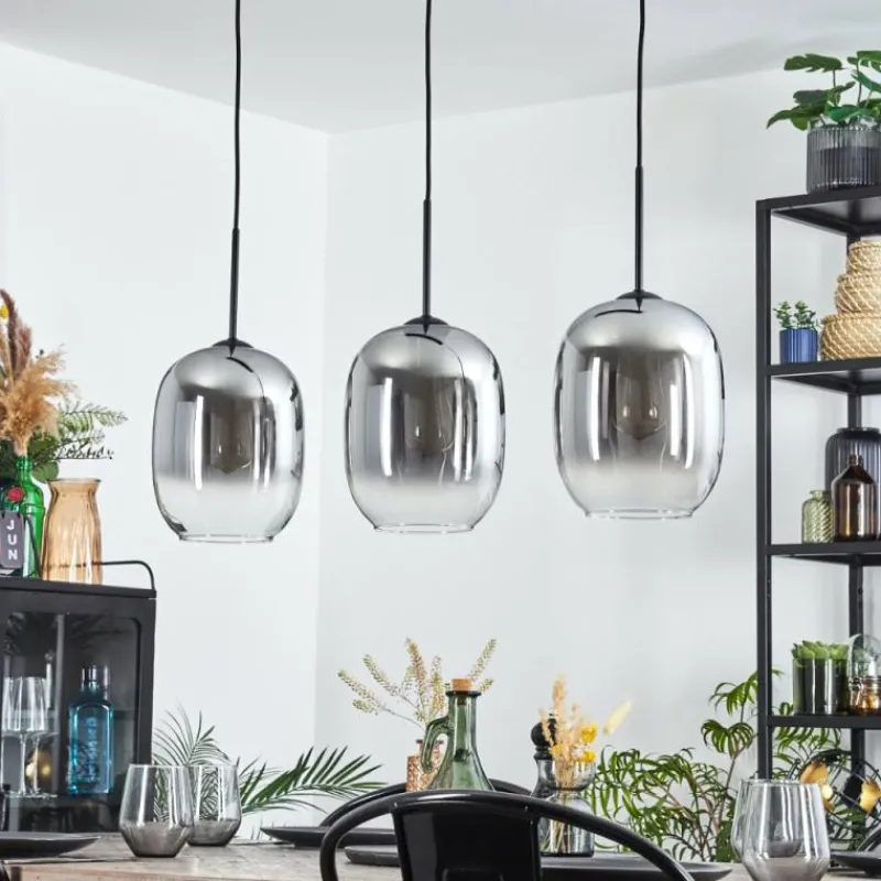 hofstein Apedo Suspension, Suspension Clair, Fumé, 3 lumières