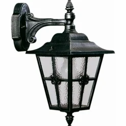 Luminaires Rustiques-Luminaires Albert Leuchten Applique Albert 805 Noir, Argenté, 1 lumière
