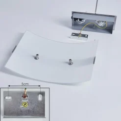 hofstein Applique Avellino Chrome, Chrome brossé, 1 lumière