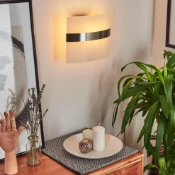 hofstein Applique Avellino Chrome, Chrome brossé, 1 lumière