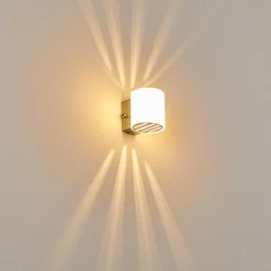 Lampe Turque-hofstein Applique Bamako Nickel mat, 1 lumière