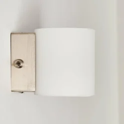 Lampe Turque-hofstein Applique Bamako Nickel mat, 1 lumière