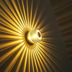 Lampe Turque-hofstein Applique Cantoni Nickel mat, 1 lumière