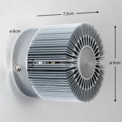 Lampe Turque-hofstein Applique Cantoni Nickel mat, 1 lumière