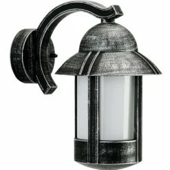 Luminaires Rustiques-Luminaires Albert Leuchten Applique extérieure Albert 1841 Noir, Argenté, 1 lumière