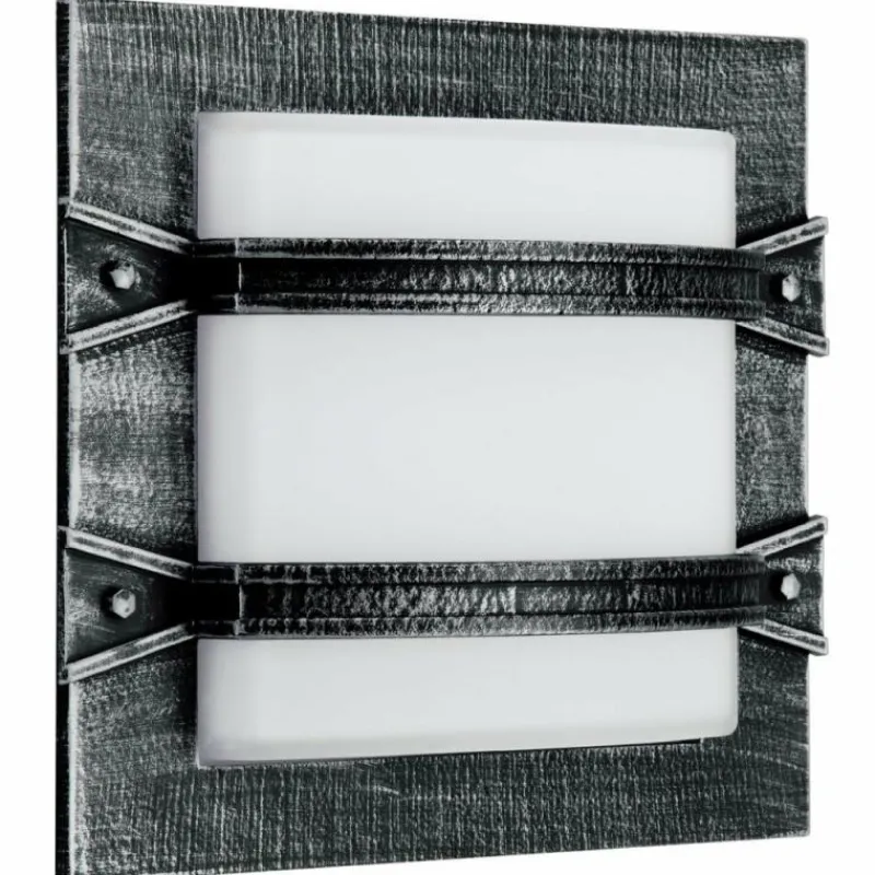 Luminaires Rustiques-Luminaires Albert Leuchten Applique extérieure Albert 6262 Noir, Argenté, 1 lumière