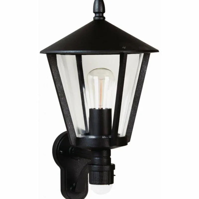 Luminaires Albert Leuchten Applique extérieure Albert 1815 Noir, 1 lumière, Détecteur de mouvement