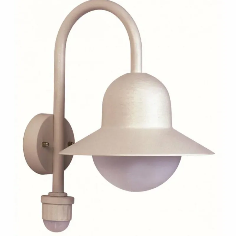 Luminaires Albert Leuchten Applique extérieure Albert 661 Blanc, 1 lumière, Détecteur de mouvement