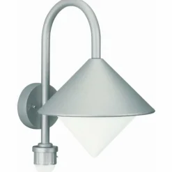 Luminaires Albert Leuchten Applique extérieure Albert 646 Argenté, 1 lumière, Détecteur de mouvement