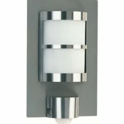 Luminaires Albert Leuchten Applique extérieure Albert 6144 Acier inoxydable, 1 lumière, Détecteur de mouvement