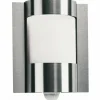 Luminaires Albert Leuchten Applique extérieure avec détecteur Albert Acier inoxydable, 1 lumière, Détecteur de mouvement