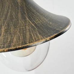 Luminaires Rustiques-hofstein Applique extérieure Elgin Noir doré, 1 lumière