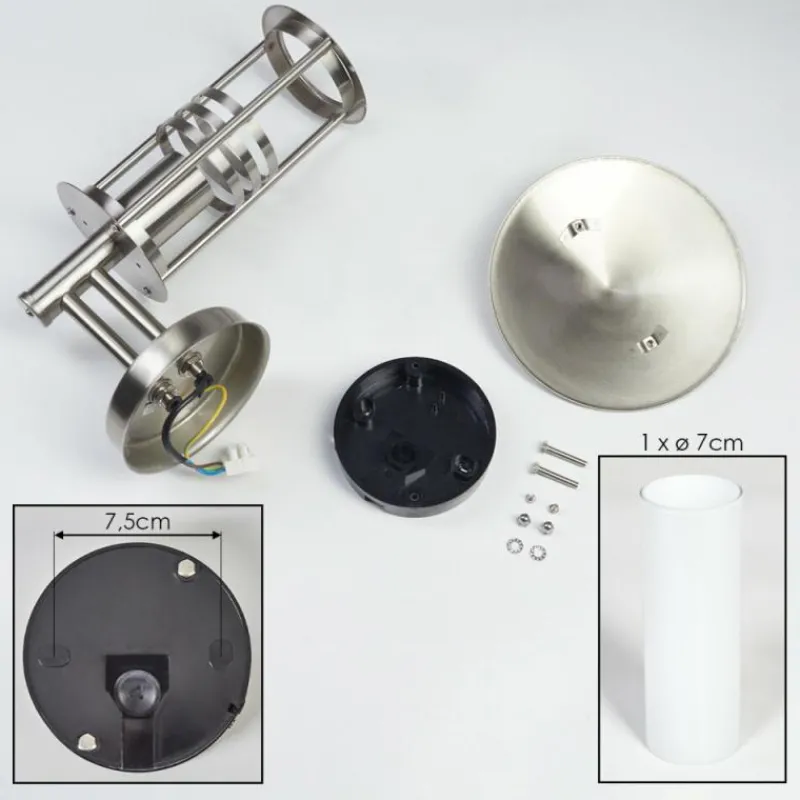 hofstein Applique extérieure Forli Acier inoxydable, 1 lumière