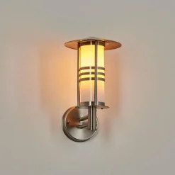 hofstein Applique extérieure Forli Acier inoxydable, 1 lumière