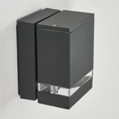 hofstein Applique extérieure Haines Anthracite, Noir, 1 lumière