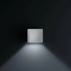 Luminaires Helestra Applique extérieure Helestra SIRI 44 Nickel mat, 2 lumières