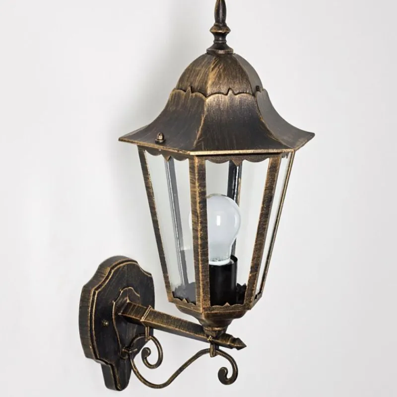 Luminaires Rustiques-hofstein Applique extérieure Hongkong Brun doré, 1 lumière