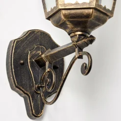 Luminaires Rustiques-hofstein Applique extérieure Hongkong Brun doré, 1 lumière