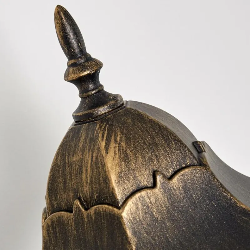 Luminaires Rustiques-hofstein Applique extérieure Hongkong Brun doré, 1 lumière