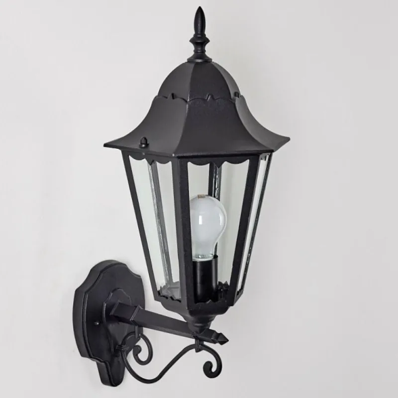 Luminaires Rustiques-hofstein Applique extérieure Hongkong Noir, 1 lumière