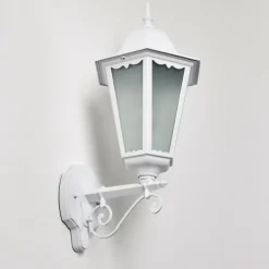 Luminaires Rustiques-hofstein Applique extérieure Hongkong Blanc, 1 lumière