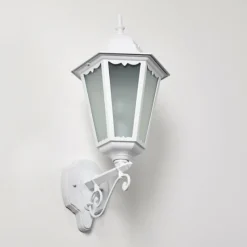 Luminaires Rustiques-hofstein Applique extérieure Hongkong Blanc, 1 lumière