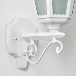 Luminaires Rustiques-hofstein Applique extérieure Hongkong Blanc, 1 lumière