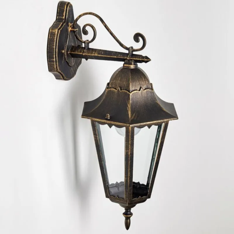 Luminaires Rustiques-hofstein Applique extérieure Hongkong Brun doré, 1 lumière