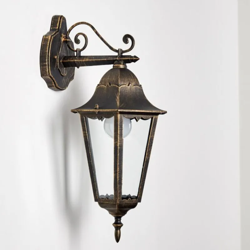 Luminaires Rustiques-hofstein Applique extérieure Hongkong Brun doré, 1 lumière