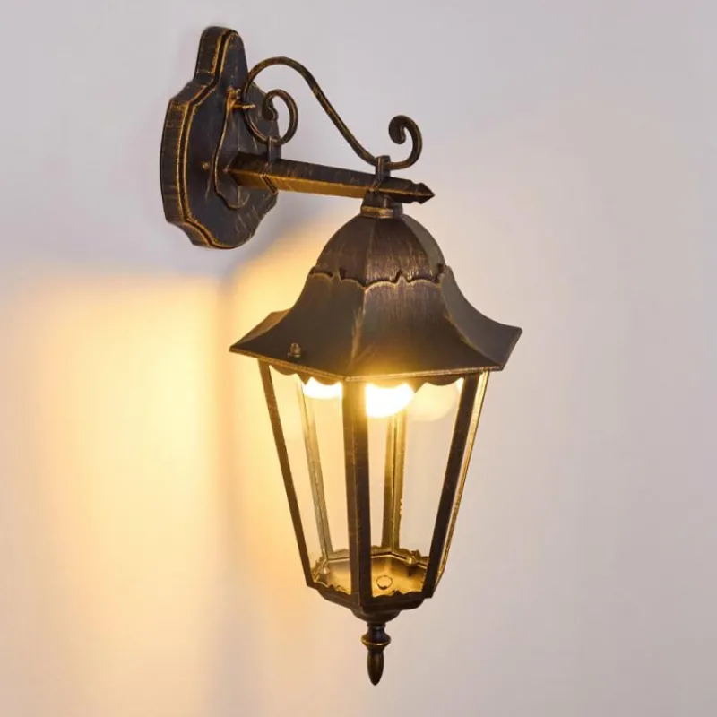 Luminaires Rustiques-hofstein Applique extérieure Hongkong Brun doré, 1 lumière