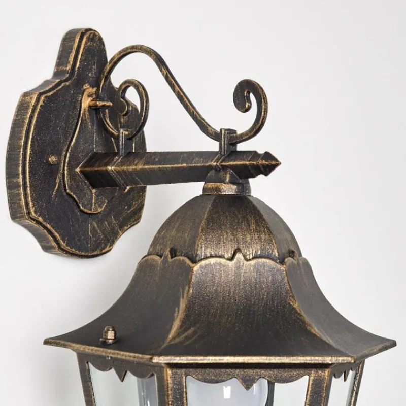 Luminaires Rustiques-hofstein Applique extérieure Hongkong Brun doré, 1 lumière