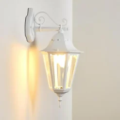 Luminaires Rustiques-hofstein Applique extérieure Hongkong Blanc, 1 lumière