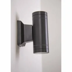 Luminaires Globo Lighting Applique extérieure LED Globo Noir, 2 lumières