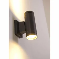 Luminaires Globo Lighting Applique extérieure LED Globo Noir, 2 lumières