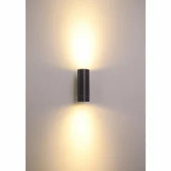 Luminaires Globo Lighting Applique extérieure LED Globo Noir, 2 lumières