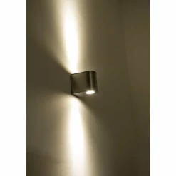 Luminaires Lutec Applique extérieure LED Lutec Acier brossé, 6 lumières