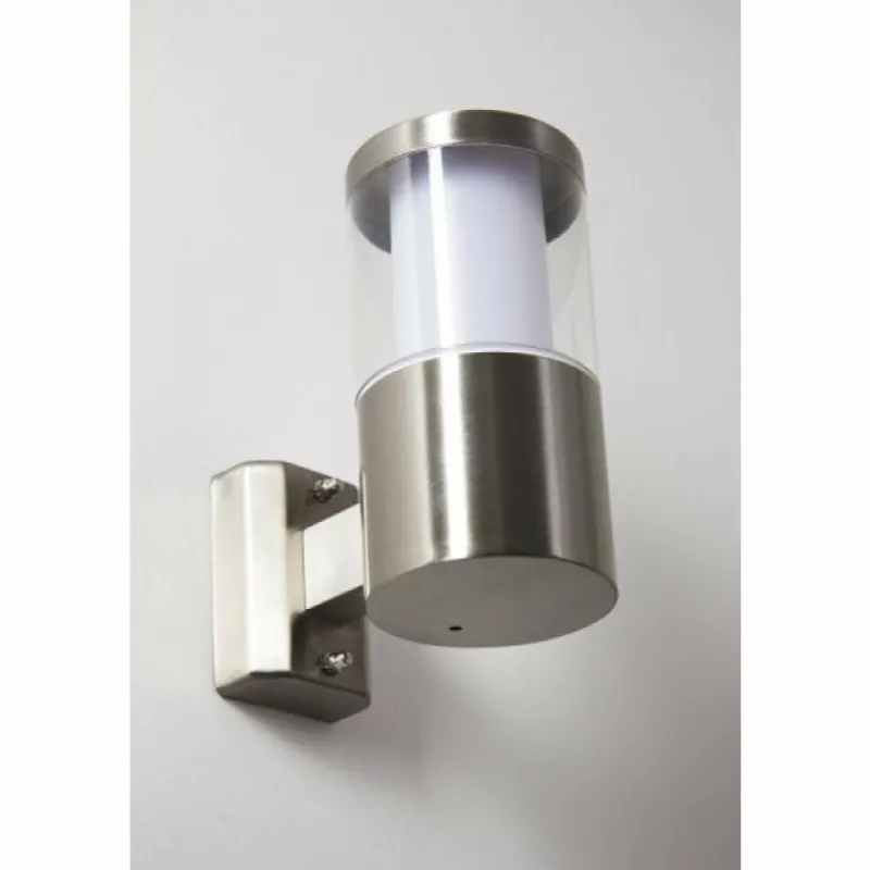 hofstein Applique extérieure Leon LED Acier inoxydable, 1 lumière