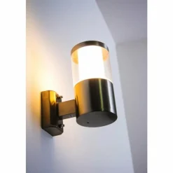 hofstein Applique extérieure Leon LED Acier inoxydable, 1 lumière