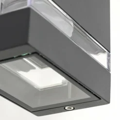 hofstein Applique extérieure Lutak LED Anthracite, 2 lumières
