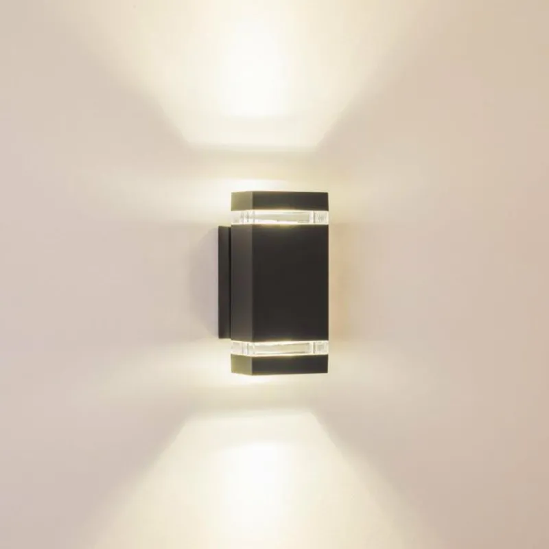 hofstein Applique extérieure Lutak LED Anthracite, 2 lumières