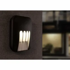 Luminaires Lutec Applique extérieure LUTEC MASK LED Anthracite, 4 lumières