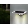 Luminaires Lutec Applique extérieure LUTEC GHOST SOLAR LED Argenté, 1 lumière, Détecteur de mouvement