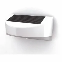 Luminaires Lutec Applique extérieure LUTEC BREAD LED Argenté, 1 lumière, Détecteur de mouvement