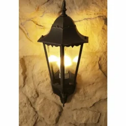 Luminaires Rustiques-hofstein Applique extérieure Massive Zagreb Brun, Rouille, 1 lumière