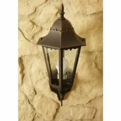 Luminaires Rustiques-hofstein Applique extérieure Massive Zagreb Brun, Rouille, 1 lumière