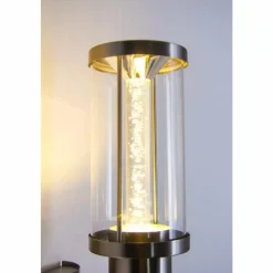 hofstein Applique extérieure Popoyan LED Acier inoxydable, 2 lumières, Détecteur de mouvement