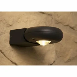 Luminaires Trio applique extérieure Trio TIGRIS LED Noir, 2 lumières